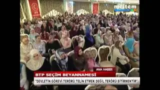 BTP SEÇİM BEYANAMESİ