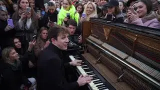 Could you imagine him on the street piano playing free concert in Kiev, Ukraine ?)