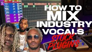 How to Mix Industry Sounding Vocals w/ STOCK Plugins 🚀| 2024 Pro Tools Vocal Mixing