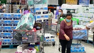 Costco Limits Purchases on Toilet Paper, Bottled Water, & Cleaning Products - More Supply Shortages