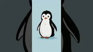Como desenhar um PINGUIM fofo passo a passo