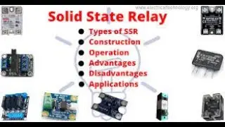How Solid State Relays (SSR) Work in Electrical and Electronics.