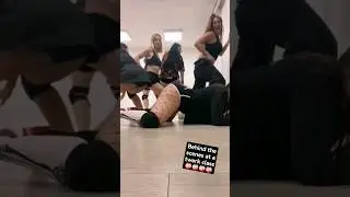 Behind the scenes at a twerk class 🍑 #behindthescenes #twerkclass #dancers