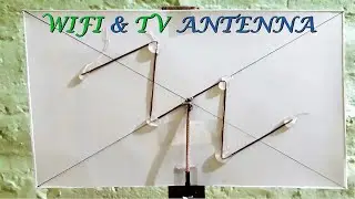 📡✔Increíble Antena WIFI y para Smart TV hecha en casa