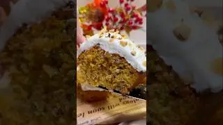 Морковный кекс с грецкими орехами