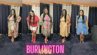 BURLINGTON TRY ON HAUL/PLUS SIZE TRY ON HAUL FOR THE APPLE SHAPED WOMAN