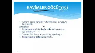6.)  Kavimler Göçü (AGS - KPSS, TYT, AYT) (2025 - 2026)