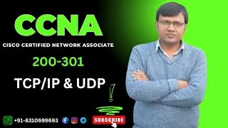 CCNA  200-301 TCP/IP and UDP || Routing and Routed Protocol || Full Information  ||  in Hindi