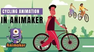 Cycling Animation in Animaker: How to Create Stunning Bike Ride 2D Graphics!