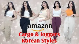 Korean Style Cargo & Joggers Haul At Affordable Rates From AMAZON #fashion