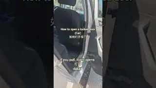 How to OPEN a CAR DOOR (Como abrir la puerta de un auto)   #shortsvideo  #tiktok #face #doityourself