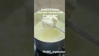घर पर बनाएं बाजार से बढ़िया पनीर /Make Soft Paneer at home #homemadepaneer #ytviral #shorts