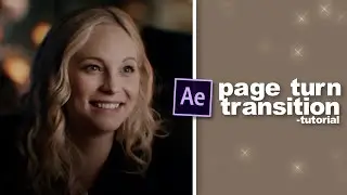 cc page turn effect | after effects tutorial