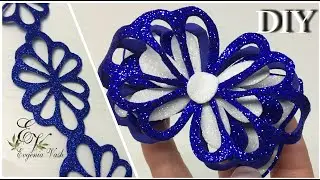 БАНТИКИ АЖУРНЫЕ | ПРОСТО вырезаем ножницами | без ШАБЛОНА и с НИМ |The RIBBONS of glittery Tamarana