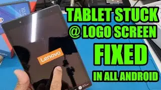 How to fix lenovo tablet stuck on screen   