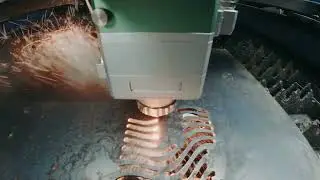 Крутой функциональный мангал на лазерном станке 🔥