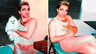 Cristian Castro nueva mente vestido de mujer