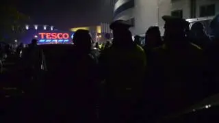 Derby Slavie - Bohemka boj o fanouška