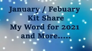 DIY Scrapbook Stash Kit Share /   Spending Freeze / 2021 Word ......