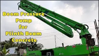 SCHWING Stetter Boom Pump| Plinth Beam Concrete | Concrete Boom Pressure Pump | MDS | Civil Cube