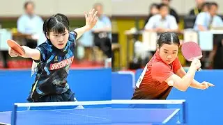 第56回 全国中学校 卓球大会ハイライト｜女子個人戦 決勝　村松心菜  対  瓜生日咲  