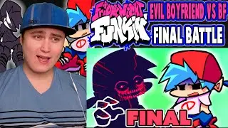 FRIDAY NIGHT FUNKIN' mod EVIL Boyfriend vs BF FINAL BATTLE! | Reaction