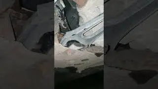 Ford transit faulty lower engine mount bracket.