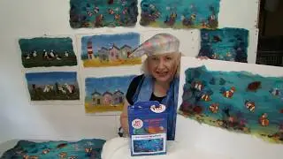 How to make an Artfelt Coral Reef Felt Picture with clownfish