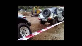 Suzuki Samurai in offroad si twist a Maggiora (video repertorio anno 2008)