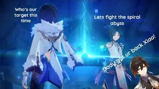 Yelan & Xiao team up again to fight the 2.7 spiral abyss floor 12! (feat.Daddy Zhongli).