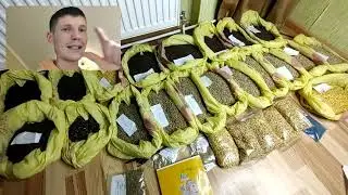 Нарешті привезли. Насіння на якому планую заробити на весні. Якщо доживу!