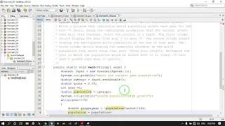 World Population Growth java how program exercise 4.39