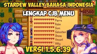 Stardew Valley Bahasa Indonesia Lengkap CJB menu Versi 1.5.6.39