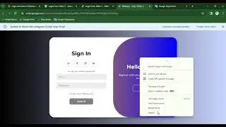 Google Apps Script - Make Animated Slider Login Form V.2 | Part 4: Set Sign In Function (New Method)