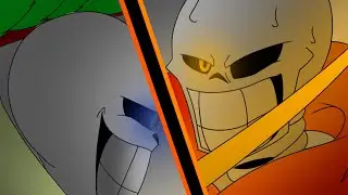 Dustbelief vs disbelief speed paint + short comic (credits in the description)