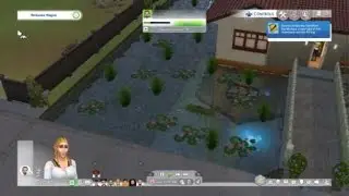 The Sims™ 4  home renovation with pond tool