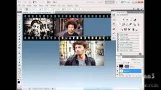 Photoshop - Film strip effect