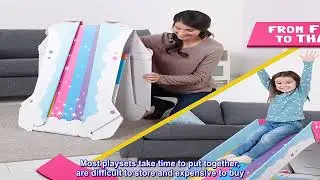 Great product -  Pop2Play Kids Slide Indoor Playground for Toddlers – StrongFold Technology Cardboar
