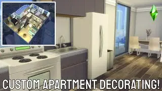 Decorating Custom Apartments In The Sims 4!!