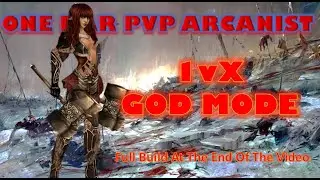 ESO ONE BAR ARCANIST, 1VX GOD MODE, TOTAL BUILD AT THE END
