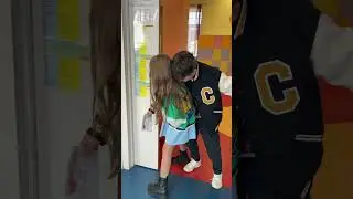 Камиль и Милана Хаметова на съемках сериала Кампус Кикидо 