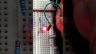 High Output Red LED Low Output Blue LED 