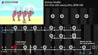 Shrimp Shuffle explained [Rhythm Heaven Fever]