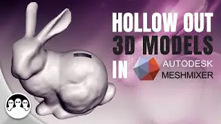 How to hollow out STL models with Meshmixer