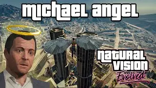GTA5 ! MICHAEL ANGEL ! WINGS MOD 2021 Natural Vision Evolved