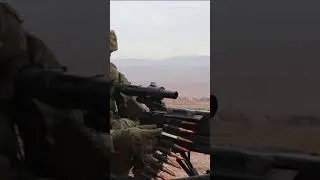 Стрельба из крупнокалиберного пулемёта 