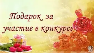 Подарок от Насти, за участие в конкурсе. Март 2016 год