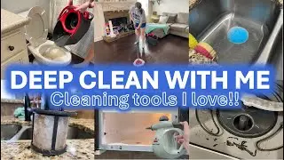 *NEW* DEEP CLEAN WITH ME | CLEANING TOOLS I LOVE | SATISFYING CLEANING MOTIVATION | SPRING CLEANING