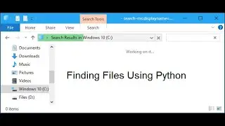 Finding Files using Python || walk function || Generator