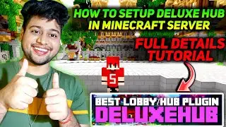 How To Setup Deluxe Hub Plugin | How To Setup Lobby in Minecraft Server | Deluxe Hub 3 Plugin #2